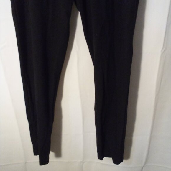 Shape FX Leggings Women L Straight Skinny Active Athletic Cropped Black - Picture 13 of 13